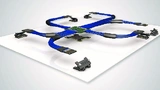 Bild 4. Die Kabelverbindung zum ASIC erfolgt auf der Unterseite der Platine