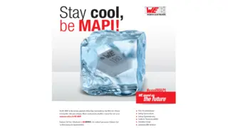 Würth Elektronik holte sich mit dieser Anzeige Platz 3 für »beste Grafik« und Platz 2 für "bester Slogan".