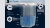 Bild 3: Übersichtsgrafik zum »IceCube«-Projekt (Forscher fahnden am Südpol nach Neutrinos). In den 5000 Sensoren (DOMs) werkelt jeweils eine Hochspannungsversorgung von XP Power. 