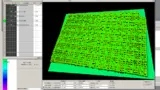 Lotperlen eines BGA-Bauteils unter der 3D-Kamera.