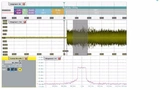 Bild 8: Einschwingverhalten und Frequenzspektrum eines Leistungsverstärkers am Beispiel eines 10-MHz-LTE-Stimulussignals. 