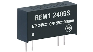 Im 1-W-Bereich stellt Recom mit der REM1-Serie eine Reihe galvanisch trennender, ungeregelter DC/DC-Wandler im SIP7-Gehäuse für die Medizinelektronik vor