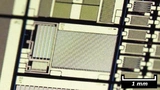 Bild 1: Schaltungen und Bauelemente auf einem prozessierten Multi-Projekt-Wafer in einer Hochvolt-GaN-auf-Si-Technologie. 