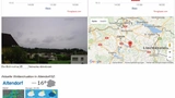 Bild 9: Inhaltlicher Auszug von der »Wetterseite« des Autors. 