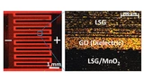  Elektroden verbunden mit einem speziellen dreidimensionalen, laserstrukturierten Graphit 