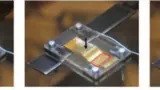 Energy-Harvester, der Insekten imitiert und aus einem Luftstrom Energie erzeugt.