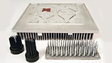 Die HDDC-Technologie von Aavid Thermalloy eignet sich für die Fertigung leistungsfähiger Kühlkörper und flüssigkeitsgekühlter Cold Plates auf Basis von Aluminiumlegierungen