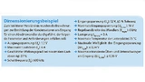 Dimensionierungsbeispiel
