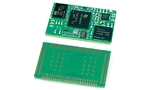 Die BeagleCore-Module sind sog. „Land Grid Arrays“ (LGAs). Von einem Ball Grid Array (BGA) unterscheiden sie sich durch die flachen Lötkontakte. Dadurch sind sie leichter zu verarbeiten.
