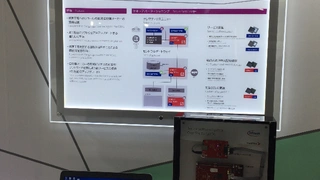Software-Updates für Autos über eine Luftschnittstelle als Demo.