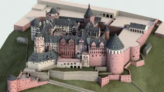 Schlosskomplex Heidelberg als 3-D-Modell