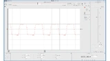 Oszilloskopmessung eines 10 MHz - 5 mV - Rechteckssignals der Quelle Rigol DG4102.