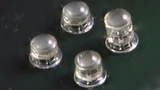 Detailfoto der vier verschiedenen Linsen auf dem CMOS-Sensorchip.