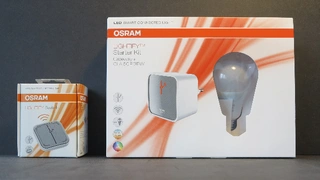 Osram Lightify Starter Kit und Schalter. 