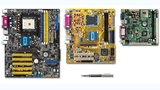 Größenvergleich System-Boards: Standard-ATX, Mikro-ATX, Mini-ITX