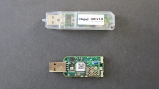 Prototypen des SE Skipper SE UBT21-1 Bluetooth-4.0-USB-Sticks.