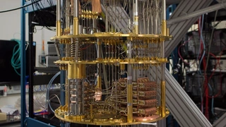 Innenleben des IBM-Quantencomputers.