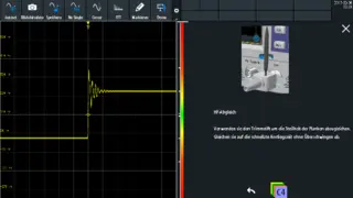 HF-Tastkopfkalibrierung. 
