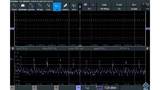 Ein Rechteck-Signal wird mit der FFT analysiert: In den gut aufgelösten Signalspitzen offenbart sich die Stärke des Displays. 