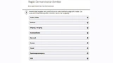 Eingabemaske des Rapid Demonstrator Service