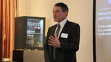 Andrew Patterson bei der Pressekonferenz in München
