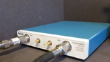 Bild 9b: Zwei-Punkt-Kalibrierung und Messung am Minicircuits-15542-Bandpass.