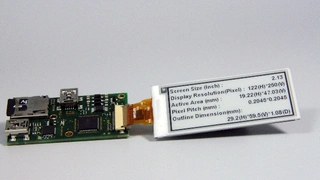 E-Paper-Display mit Ansteuer-PCB