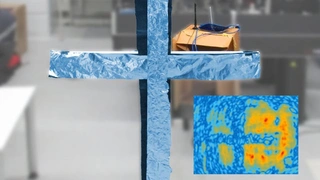 Rekonstruktion eines Objekts über WLAN-Holografie, TU München.
