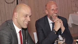 ... als auch Michael Heinemann von Phoenix Contact Power Supplies und Karsten Bier von Recom, amüsieren sich prächtig.
