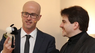 Wer die richtige Antwort wusste, konnte eins dieser niedlichen Schafe gewinnen. 