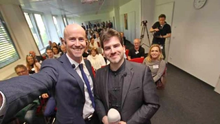 Fehlen durfte natürlich auch nicht der launige Vortrag des Referenten-Dreamteams Matthäus Hose (Verlagsleiter WEKA FACHMEDIEN) und Prof. Dr. Matthäus Spörrle.