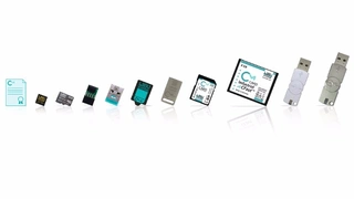 Software-Schutz per Hardware: Der CmDongle von Wibu-Systems mit der CodeMeter-Schutztechnik ist in vielen verschiedenen Bauformen erhältlich.