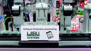 Die CodeMeter-Technik schützt die Software des Industrie-4.0-Demonstrators SmartFactoryKL vor unbefugtem Zugriff.