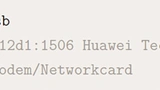 LTE-Stick erkannt.