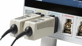 Wird der neue TLP058-Logiktastkopf angeschlossen, verwandelt sich der analoge Eingang in acht Digitalkanäle. 
