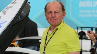 Prominenz aus der Halbleiter-Branche bei der Formel E in Berlin: Jürgen Weyer, Vice President Automotive Sales EMEA bei NXP Semiconductors