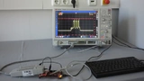 Bild 1: Typischer Messaufbau mit dem Keysight CX3300. 