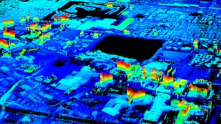 Aus den Daten von TerraSAR-X entstand auch ein 3D-Modell von Las Vegas.