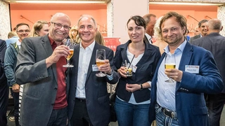 Meinrad Happacher, Norbert Hauser, Kontron, und Philipp H.F. Wallner, Mathworks mit Ehefrau Diana.