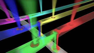 Nanoantennen als Perspektive für die Umsetzung von komplexen optischen Schaltkreisen.