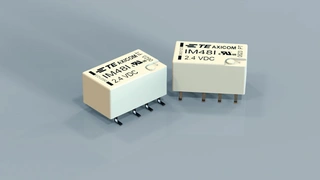 TE Connectivity hat mit der IM-Serie neue Signalrelais im Programm, die – dank einer Schutzgasbefüllung – für Ströme bis 5 A (12 V) ausgelegt sind. 
