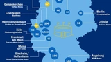 Vergleich der Kosten eines Pkw-Parkplatzes an den 18 Bundesliga-Stadien.