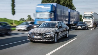 Der im Juli vorgestellte A8 ermöglicht hochautomatisiertes Fahren auf Level 3. 