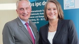 Bereichsleiterin Sylke Schulz-Metzner und Geschäftsführer Martin Roschkowski vom Messeveranstalter Mesago.