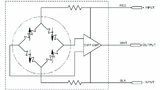 Die FS20-Bauteile nutzen den piezoresistiven Effekt - hier das Blockdiagramm.