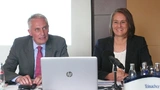 Martin Roschkowski und Sylke Schulz-Metzner auf der Vorpressekonferenz zur SPS IPC Drives 2017.