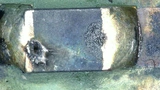 Bild 2. Beispiele für durch Überstrom und Überhitzung geschmolzene und durchgebrannte Chipferrite.