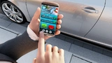 Parkvorgang per Smartphone