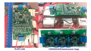 Details des zweistufigen 20 kW-380-V-/480-V-SiC-PFC-Prototyps mit 1000-V/65-mΩ-SiC-MOSFETs im TO-247-4L-Gehäuse
