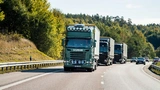 Scania Platoon unterwegs